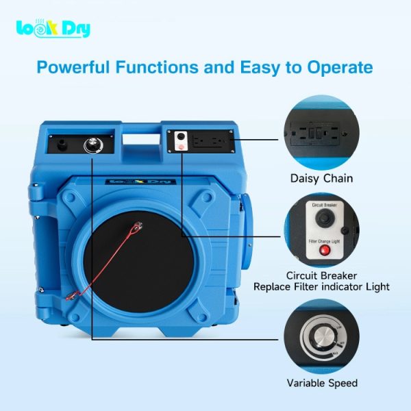 H13 HEPA G4 Air Scrubber Dehumidifier - Image 2