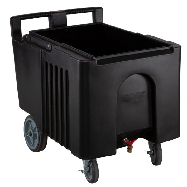 110L Insulated Ice caddy Cube Storage Cart with Wheels - Image 3