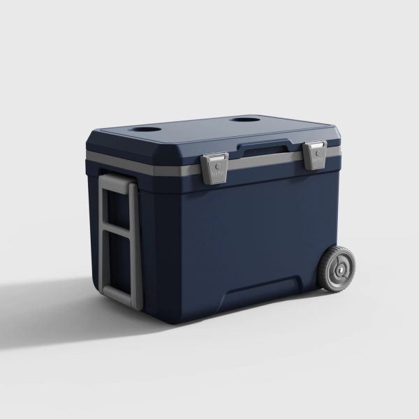 45L Large Capacity Cooler Box with Wheels for Fishing and Camping foldable coolers - 图片 2