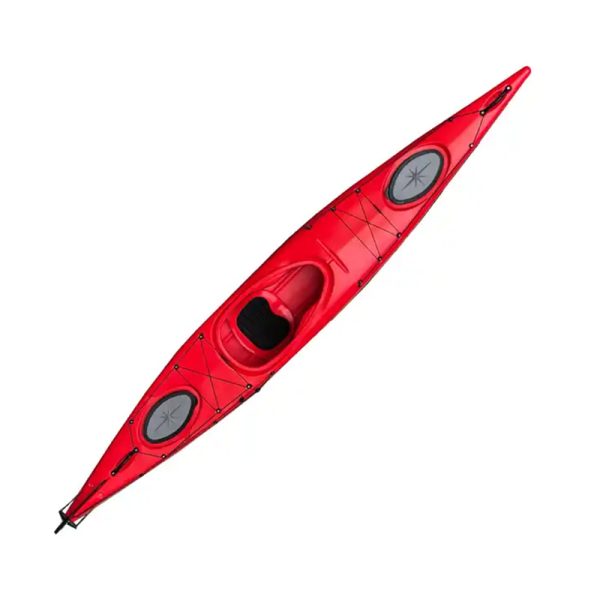 Customized 14.5ft - 17ft Sit in Kayak Plastic Single seat and double seat ocean kayak in sea