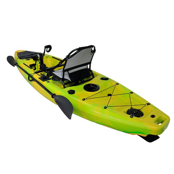 12ft propeller pedal kayak 3.6m Fishing foot Pedal Power Leg Single Sit On Top Kayak - Image 4